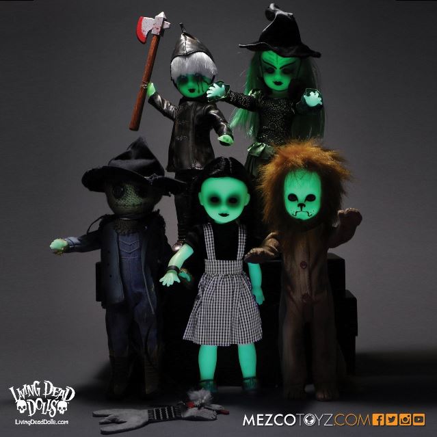 Living Dead Dolls Lost In Oz Glow In The Dark Variants Limited To 50 Sets *Worldwide*